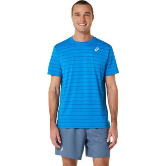 MEN COURT STRIPE SS TOP