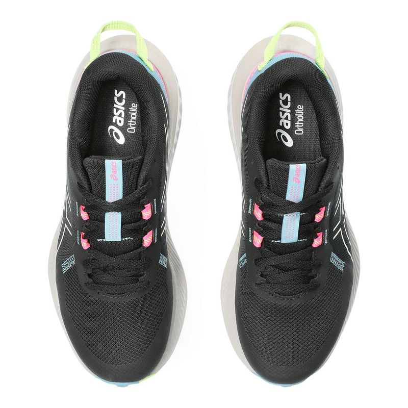 Tenis asics sale feminino preto colorido