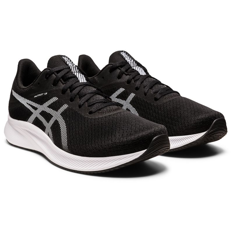 PATRIOT 13 Black White 1011B485.001 Hombre Asics ASICS MEXICO