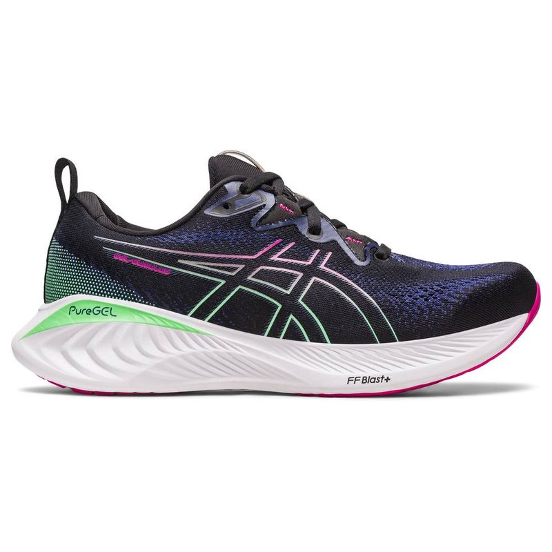 GEL CUMULUS 25 Black Pink Rave 1012B441.001 Mujer Asics ASICS MEXICO