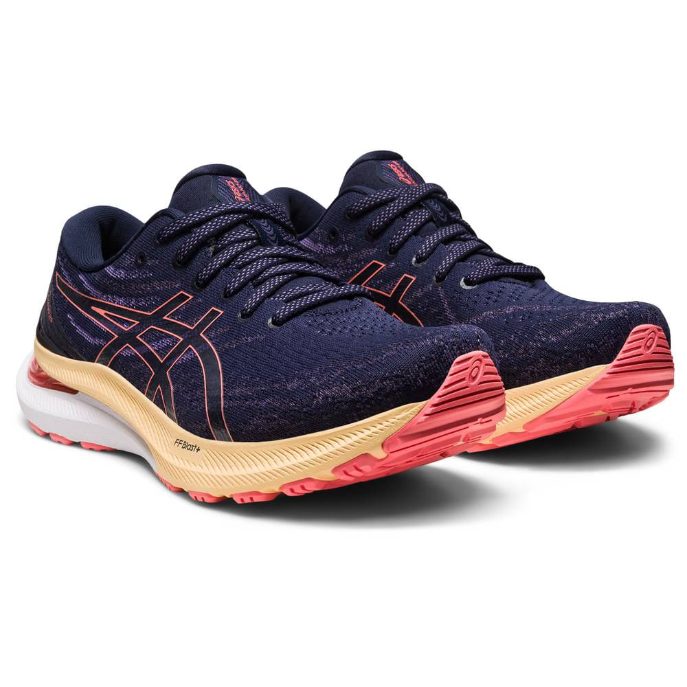 Asics Gel Kayano 27 Tokyo Blanco Rojo Mujer - Movimiento Natural